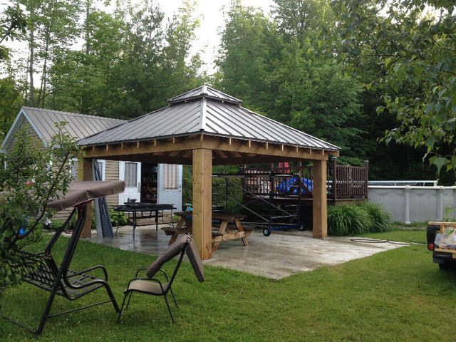 Plan de gazebo 12'x12', 14'x14' ou 16'x16' dans Mobilier pour terrasse et jardin  à Sherbrooke