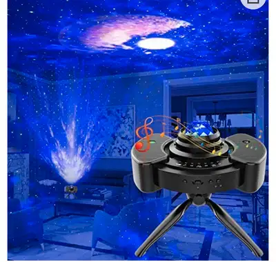 Star Projector, Night Light Projector with LED Nebula, Ocean Wave Projector with Bluetooth Speaker/T...