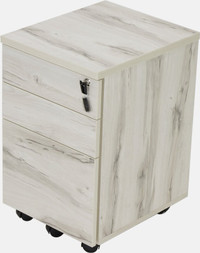 3-Drawer Heinne Holz Wooden Office Mobile Pedestal File Cabinet