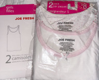 Joe Fresh Kid Girl's 2 Pack Undershirts - Size 5T