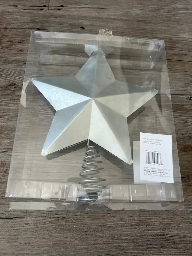 Star Christmas tree topper Galvanized | Holiday, Event & Seasonal ...