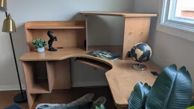 L-Shaped Computer Desk – 60" x 60" – Quick Sell, View more