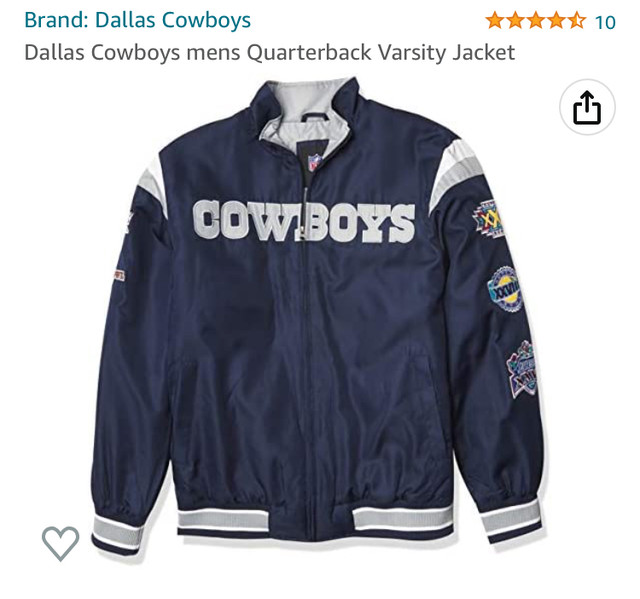 Dallas Cowboys varsity football jacket - size XL in Football in St. Catharines - Image 3