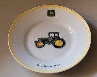Vintage John Deere Tractor 9" Plate/ Soup Bowl by Gibson Designs