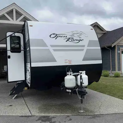 Light and bright interior. Shows like brand new. Ample storage. Table comes down to sleep and 1-2 li...