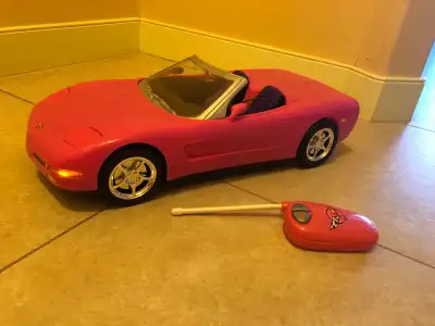 Barbie Convertible remote control car-pink, View more