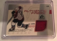 Colorado Avalanche Great Joe Sakic Jersey Card + 6 Diff Cards+