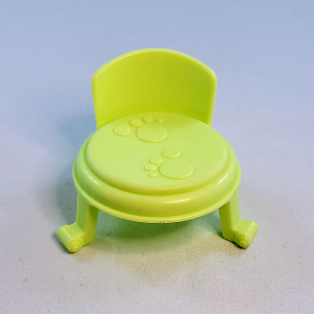 Fisher Price Little People Green Stool Chair Dog Paw Prints Read in Toys & Games in Strathcona County