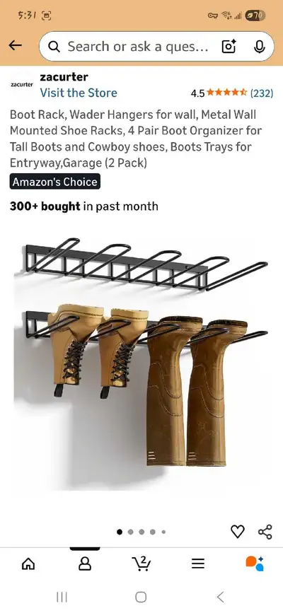 Boot Rack, View more