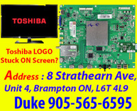 SERVICE  Main Board for Toshiba L6200U Stuck on Logo ? Repair