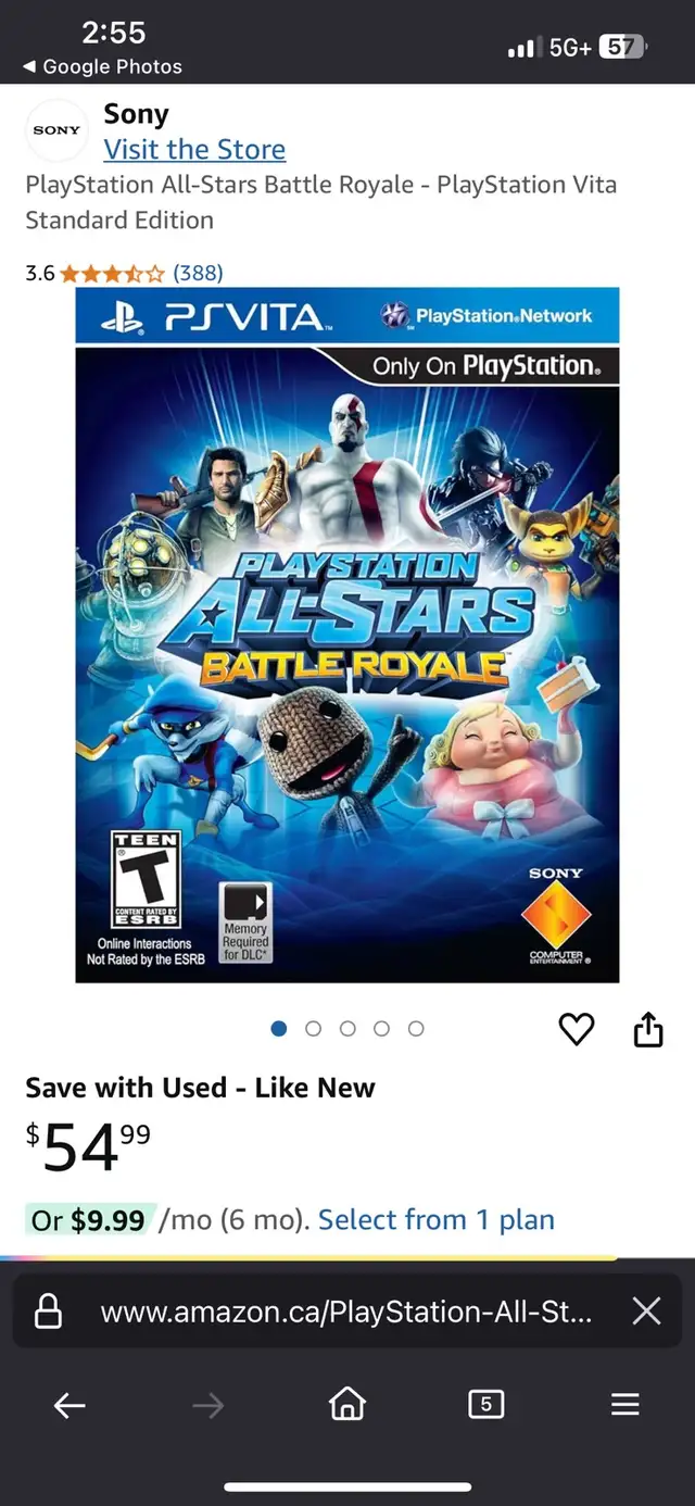PlayStation® All-Stars Battle Royale PlayStation Vita in Sony PSP & Vita in Oshawa / Durham Region - Image 2