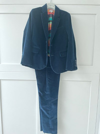 Paul Smith Junior Boys Velvet Suit - Size 6