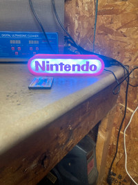 Nintendo led sign
