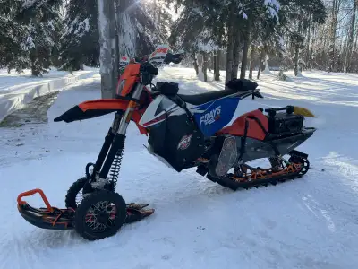 After much contemplation, I’ve decided to list my YETI SnowMX 129" SS Track Kit w/YETI Ski for sale...