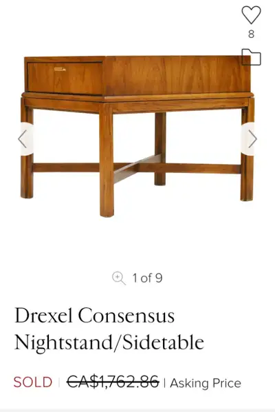 Drexel Consensus Collection Nightstand/Sidetable, View more