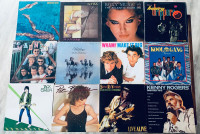1980s Rock Albums.  Original Vinyl.