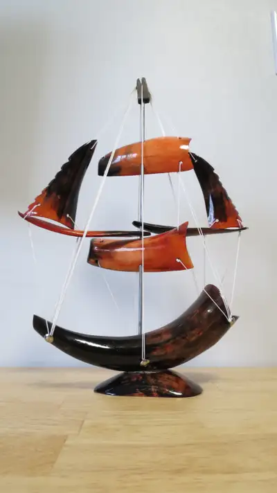 Bull Horn Ship Model, View more