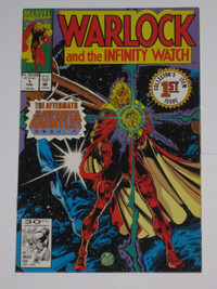 Marvel Comics Warlock & the infinity Watch#1 comic book