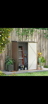Outsunny 5' x 3' Outdoor Storage Shed, Steel Garden Shed
