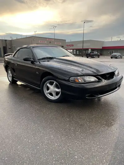 1995 Mustang GT Convertible, Just Safetied, Car is in miles 139563 miles (224,604 kms) 5.0L V8, Auto...