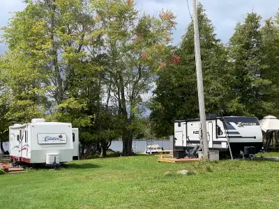 All available seasonal site rentals NOW 50% off Kawarthas Tourist Camp; Trailer Park Trailer sites i...