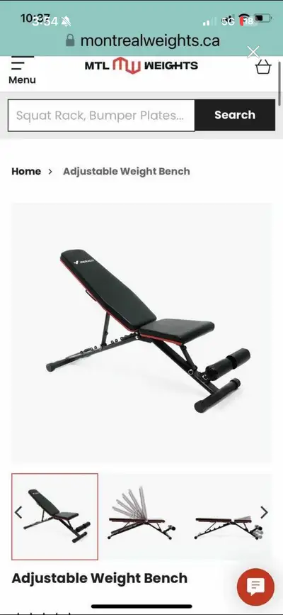 Weight bench, View more