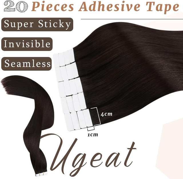 NEW: 20 Inch Tape in Real Human Hair Extension 50g in Other in Markham / York Region - Image 3
