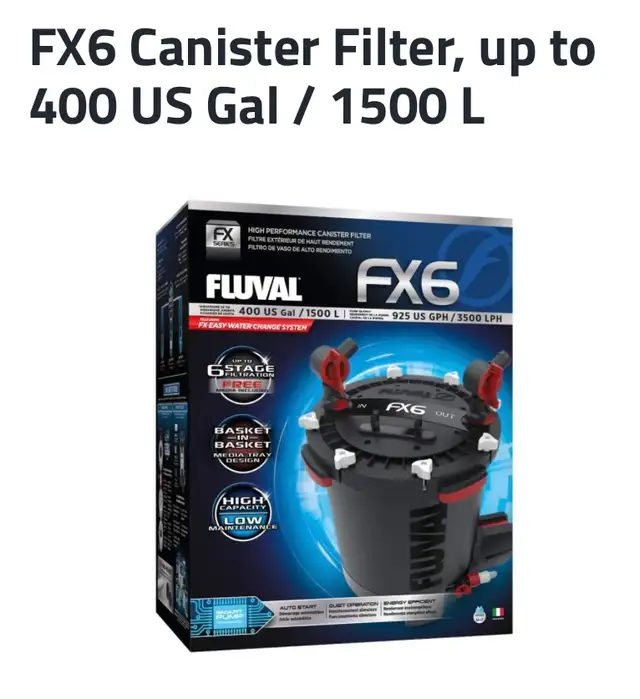 Aquarium filter Fluval FX 6 in Hobbies & Crafts in Laval / North Shore - Image 5