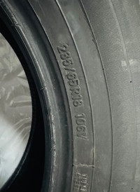 Original Toyota tires for Highlander 2021