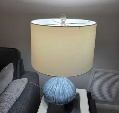 Two side table lamps for sale. Both in great working order.