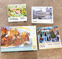 Set of 4 puzzles 
