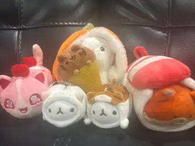 cute assortment of plushies (6), View more