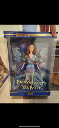 Rare Limited Edition Barbie fairy of the forest 1999 doll Collec