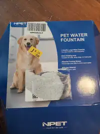 Dog water fountain bowl 