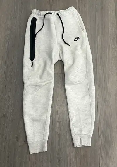 white Nike Tech Fleece pant, View more