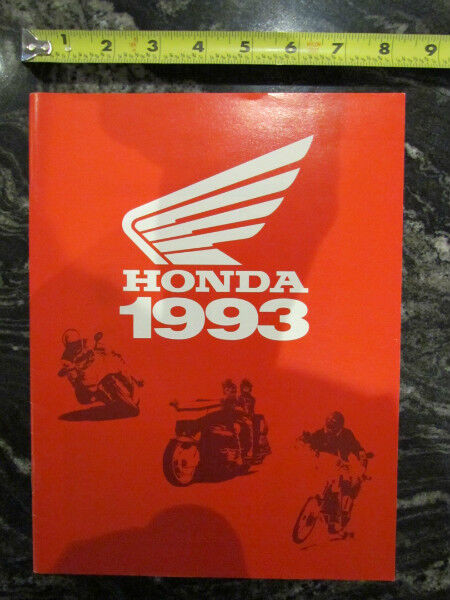HONDA 1993 FULL LINE MOTORCYCLE BROCHURE CATALOG dans Pièces et accessoires pour motos  à Ville de Montréal
