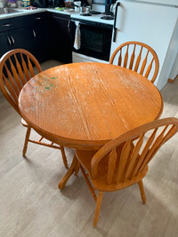 Wooden Table w/Chairs