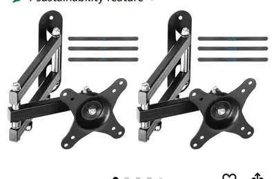 Suptek Full-Motion Articulating TV Wall Mount for 15-32 inch, View more