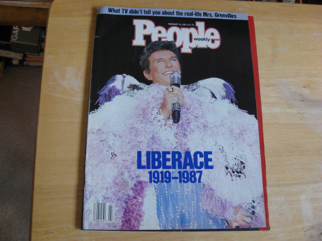Liberace Peoples Magazine 1987. in Magazines in Bedford