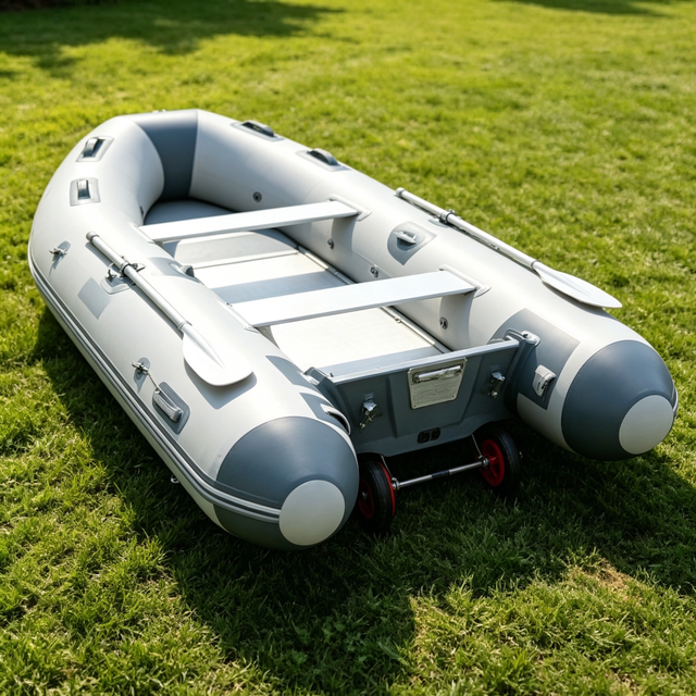 12 ft inflatable fishing boat suitable for family use in Fishing, Camping & Outdoors in Thunder Bay - Image 3
