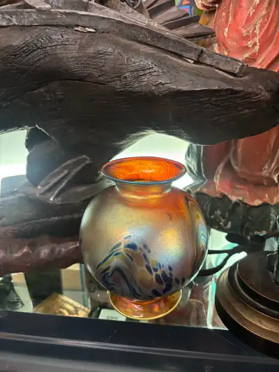 Mario Real Handblown Art Glass Vase, View more