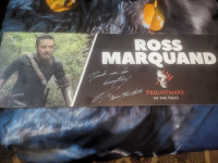 Ross Marquand signed Name Plate Board w/ COA