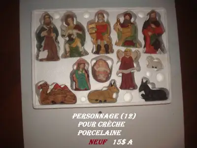 Crèche de Noel porcelaine VINTAGE, View more