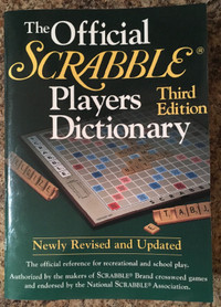 Dictionnaire Scrabble en anglais (3e edition) 1995