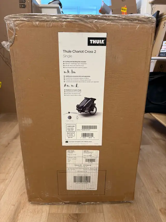 Thule Chariot Cross 2 Single (BRAND NEW/UNOPENED) - Faded Khaki in Strollers, Carriers & Car Seats in Ottawa - Image 4