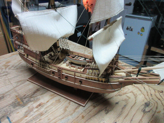 Voilier Mayflower modèle réduit en bois dans Loisirs et artisanat  à Laval/Rive Nord - Image 3
