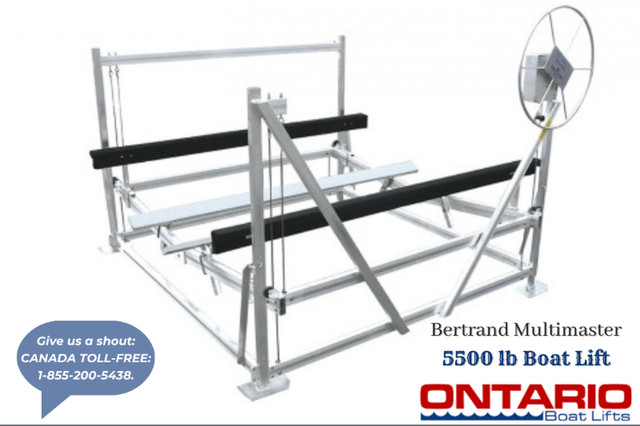 Bertrand 5500 lb Boat Lift: Keep Your Boat Safe. in Other in Ottawa