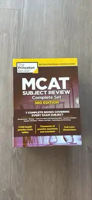 The Princeton review 3rd edition MCAT study set in Textbooks in UBC - Image 2
