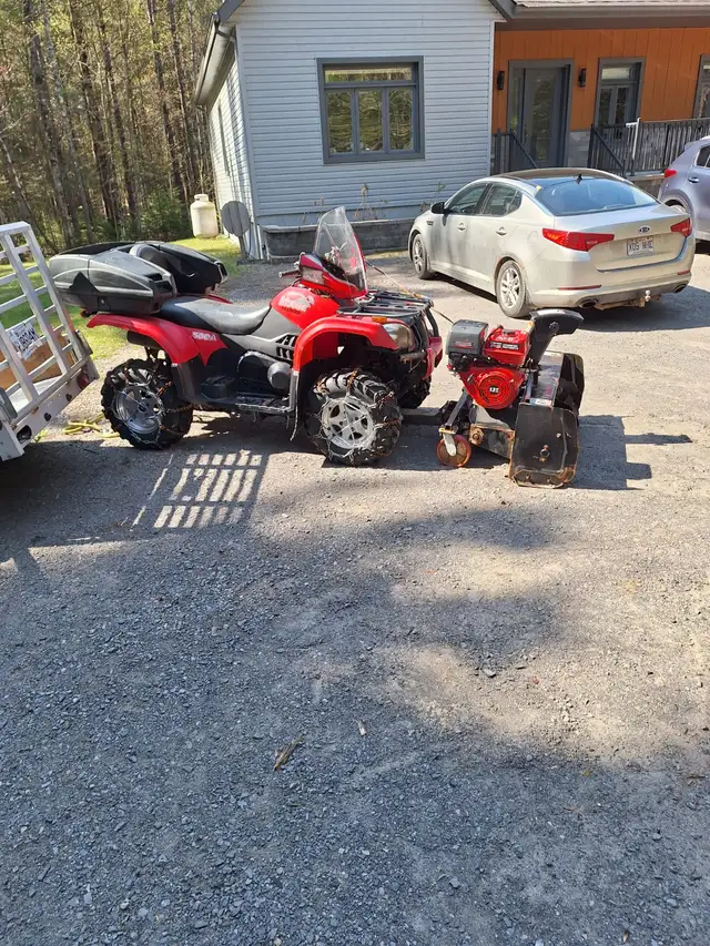 Moose Tracker 2008 500cc + Souffleuse Kimpex 13HP Mécanique A1 in ATVs in Lanaudière - Image 4