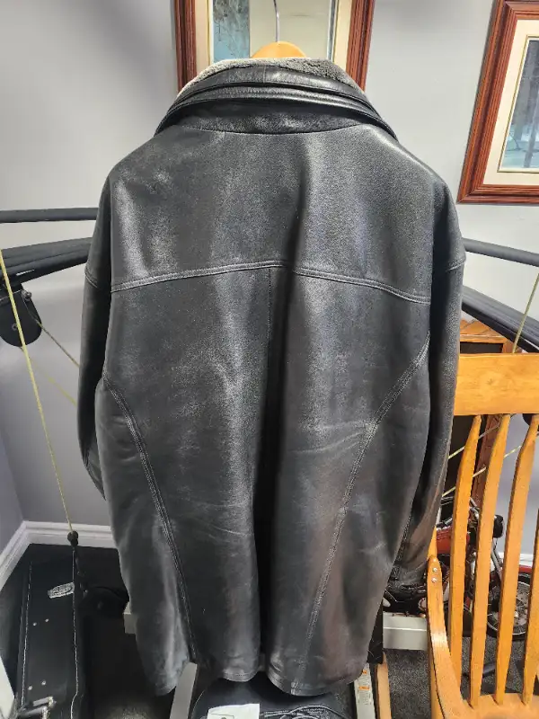100% Lamb Skin Leather Jacket by Britches - 3XLT Big and Tall63006660998403121